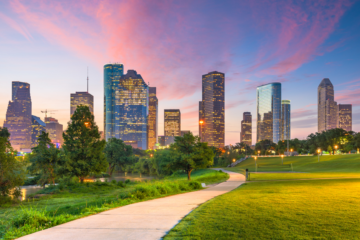 Buffalo Bayou Park in Houston